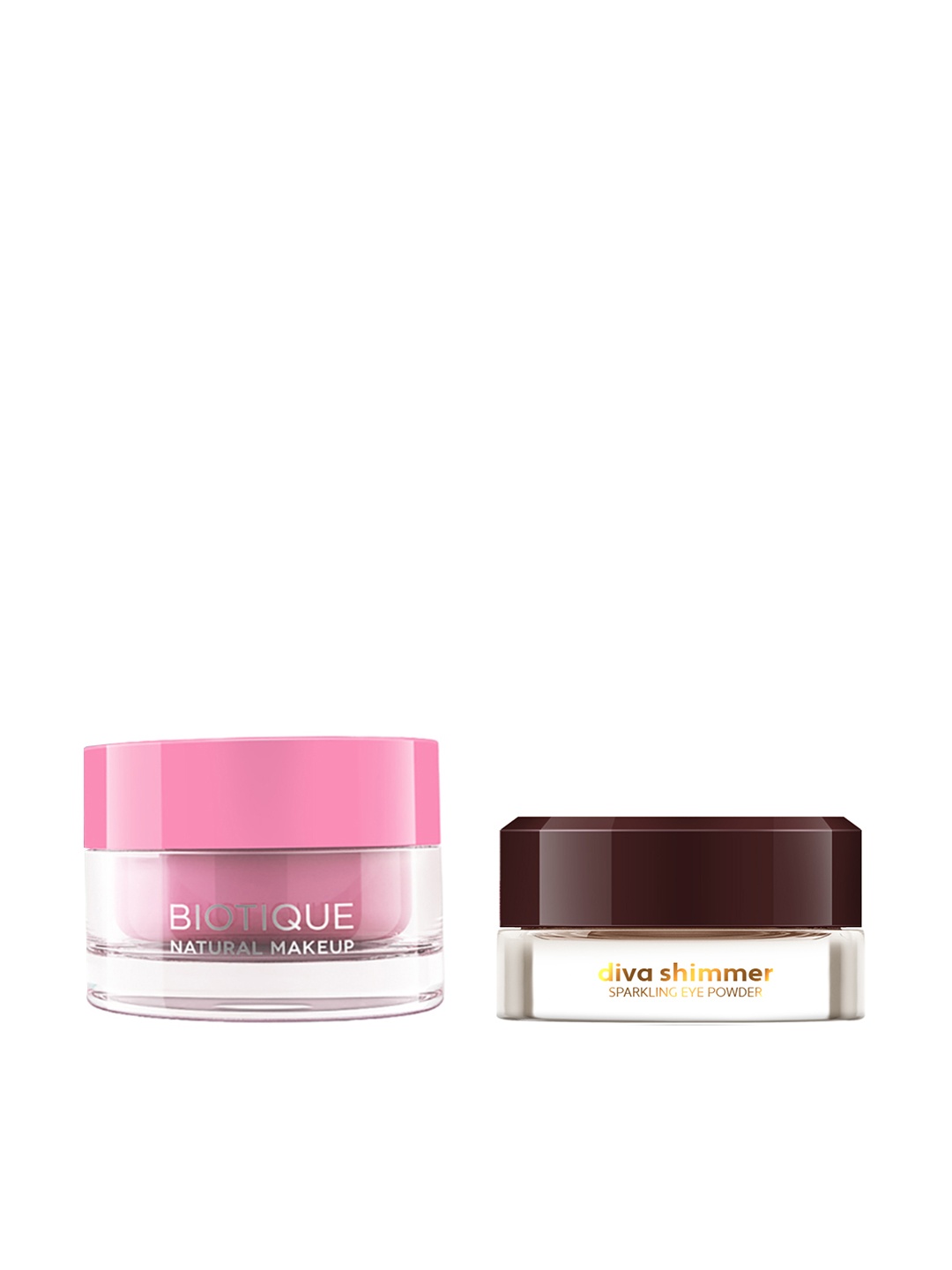 

BIOTIQUE NATURAL MAKEUP Set of Matte Foundation & Eye Powder, Brown