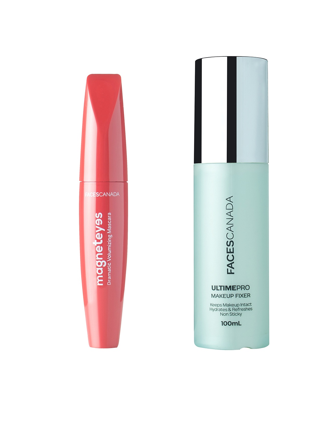 

FACES CANADA Set of Magneteyes Dramatic Mascara & Ultime Pro Makeup Fixer, Silver