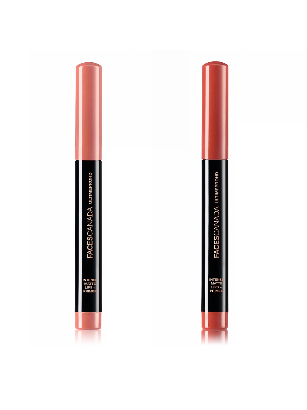 

FACES CANADA Set of 2 UltimePro HD Intense Matte Lipsticks - Tease 14 & Obsessed 15, Brown