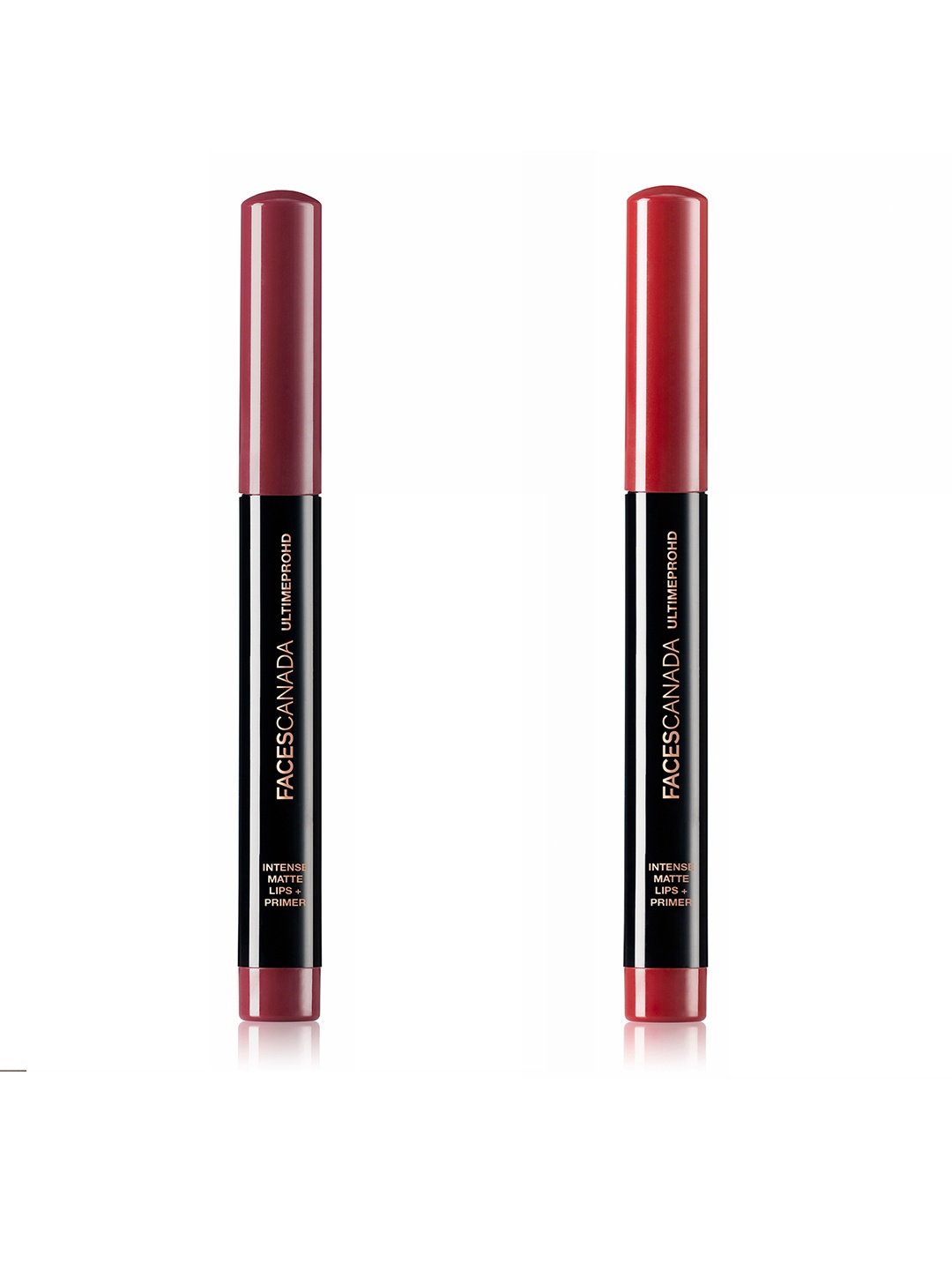 

FACES CANADA Set of 2 UltimePro HD Intense Matte Lipsticks - Scandalous & Crushed Berry, Pink