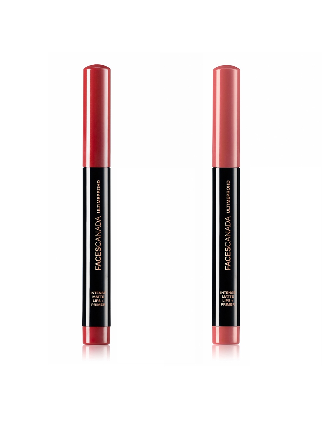 

FACES CANADA Set of 2 Ultimepro Hd Intense Matte Lips + Primer Lipstick, Pink