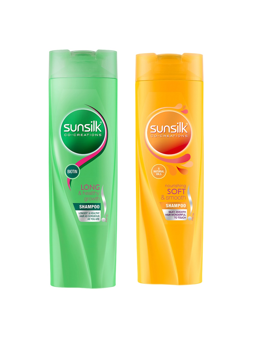 

Sunsilk Set of 2 Biotin Long And Healthy Growth & Nourishing Soft & Smooth Shampoo, Green