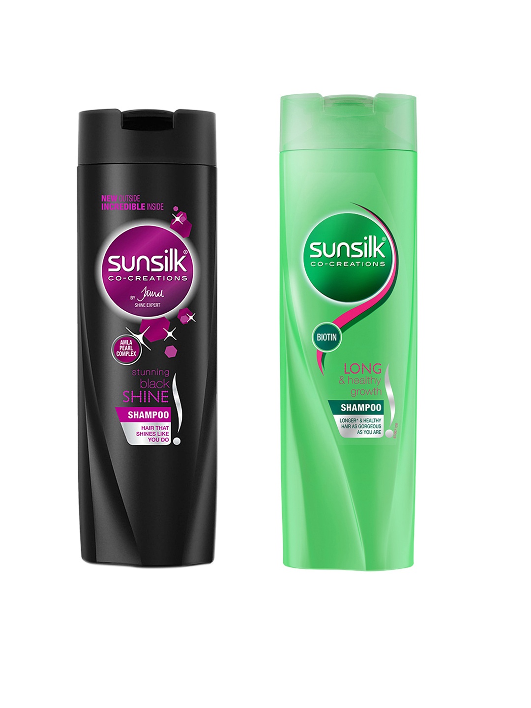 

Sunsilk Biotin Long And Healthy Growth & Black Shine Shampoo, Green