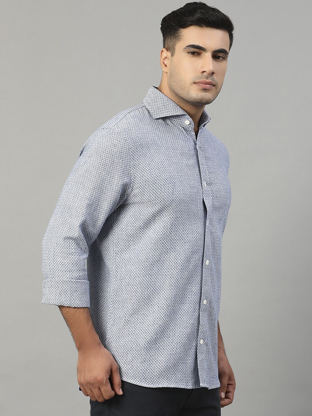 

Matinique Men Blue Slim Fit Casual Shirt