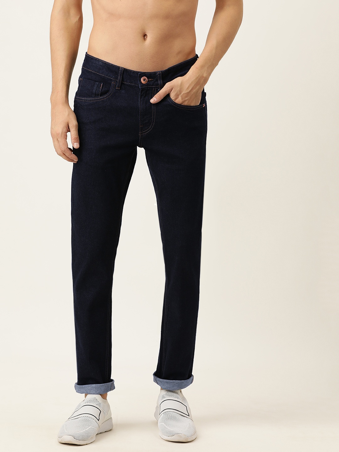 

Flying Machine Men Blue Jackson Skinny Fit Low-Rise Stretchable Jeans