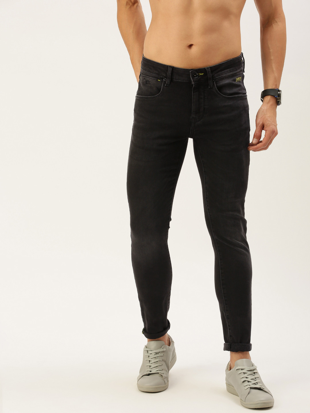 

Flying Machine Men Black Jackson Skinny Fit Low-Rise Stretchable Jeans