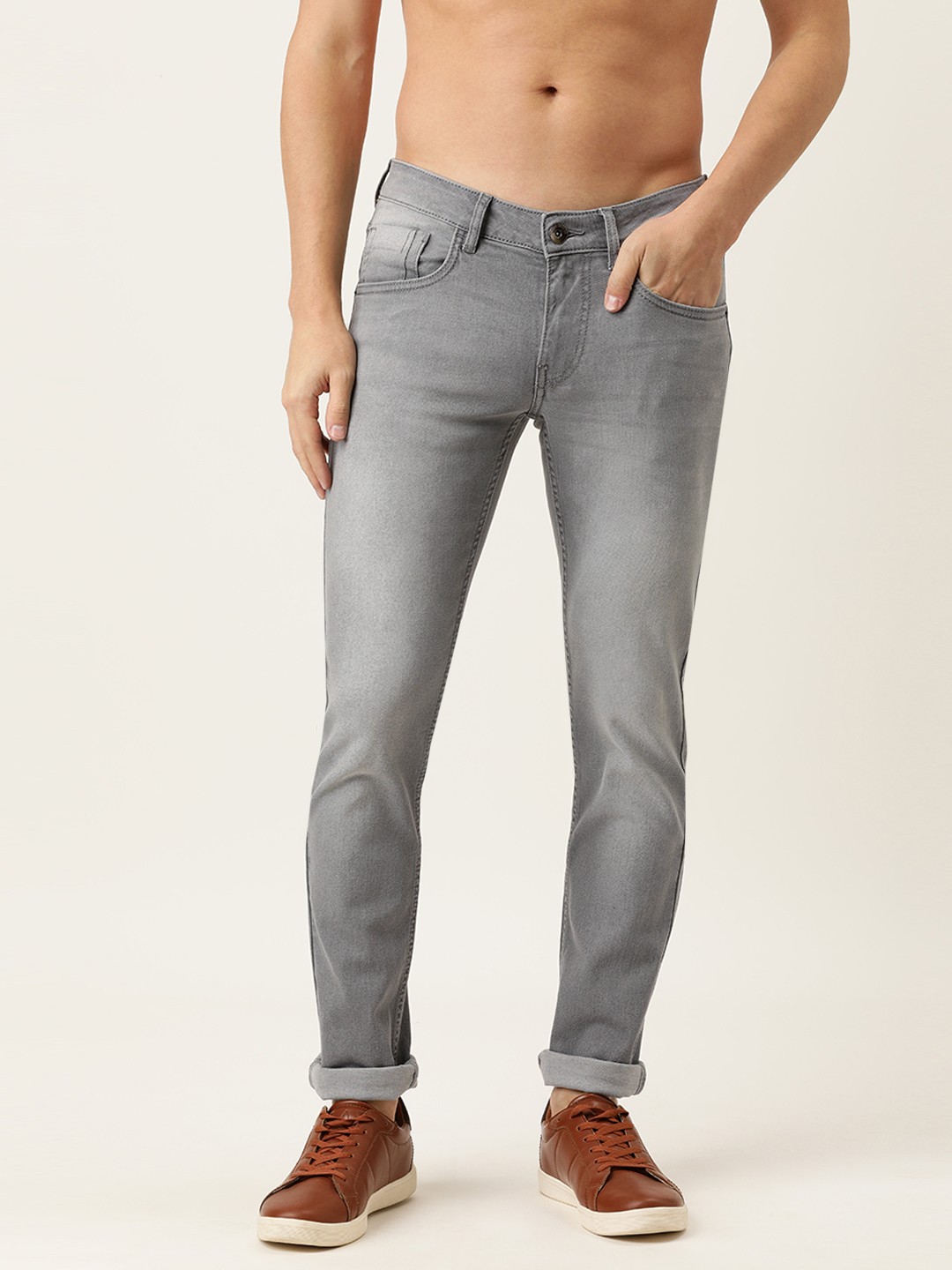 

Flying Machine Men Blue Jackson Skinny Fit Low-Rise Stretchable Jeans