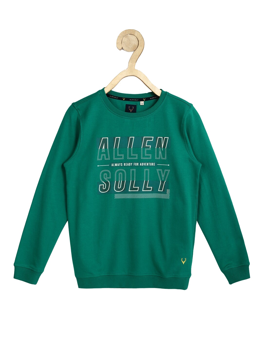 

Allen Solly Junior Boys Green Printed Sweatshirt