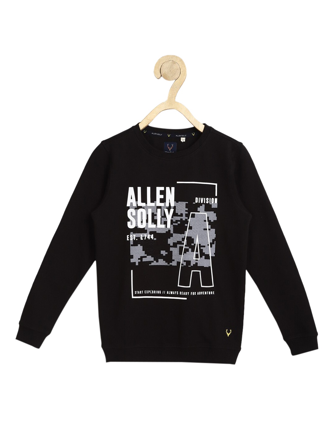 

Allen Solly Junior Boys Black Printed Sweatshirt