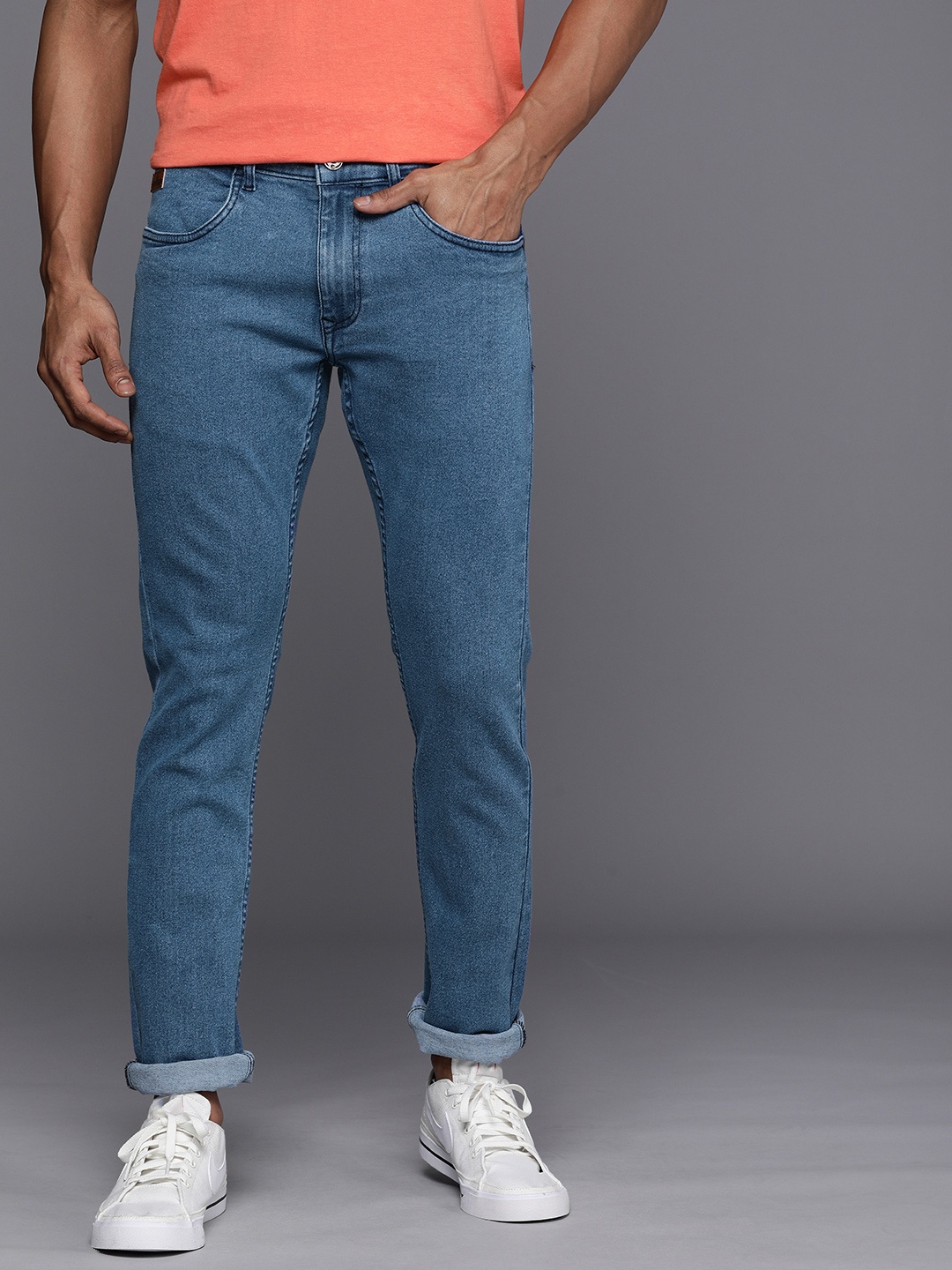 

WROGN Men Blue Slim Fit Stretchable Jeans