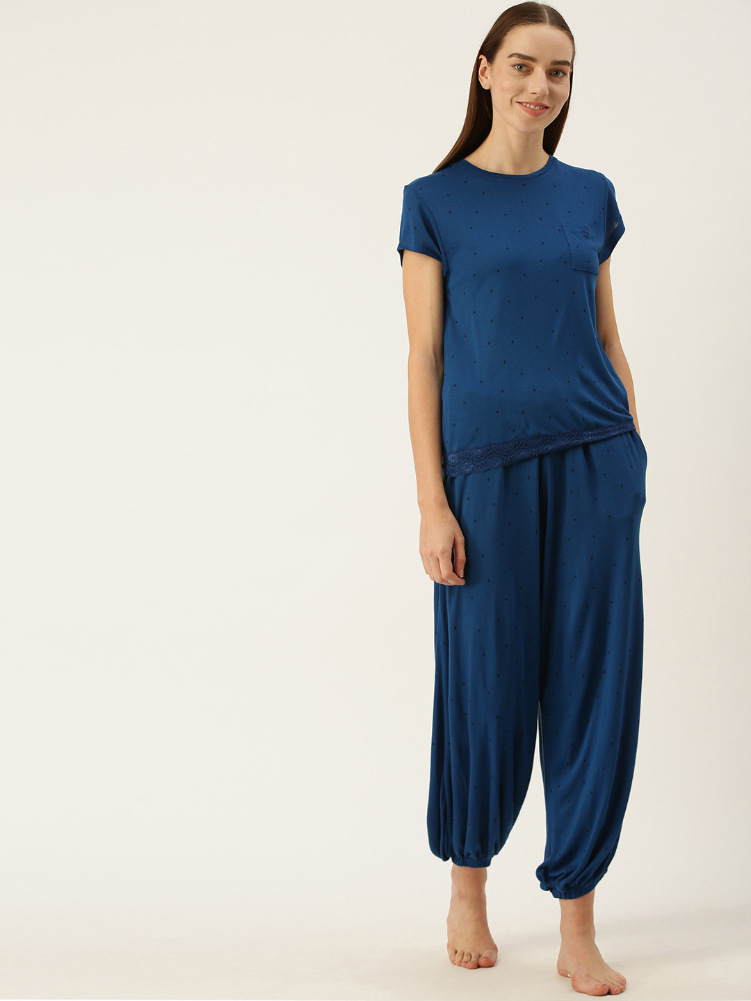 

Slumber Jill Women Blue Night suit