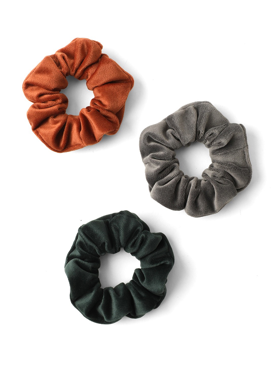 

Knotty Tail Women Set of 3 Ponytail Holders, Grey