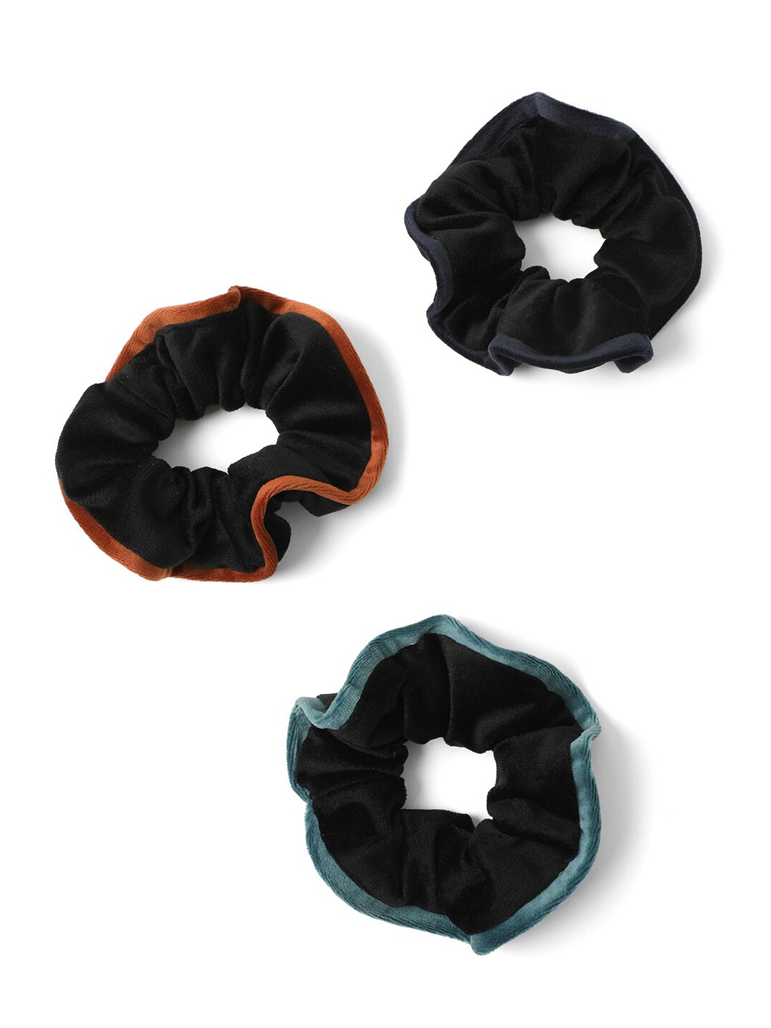 

Knotty Tail Women Pack Of 3 Black Ponytail Holders