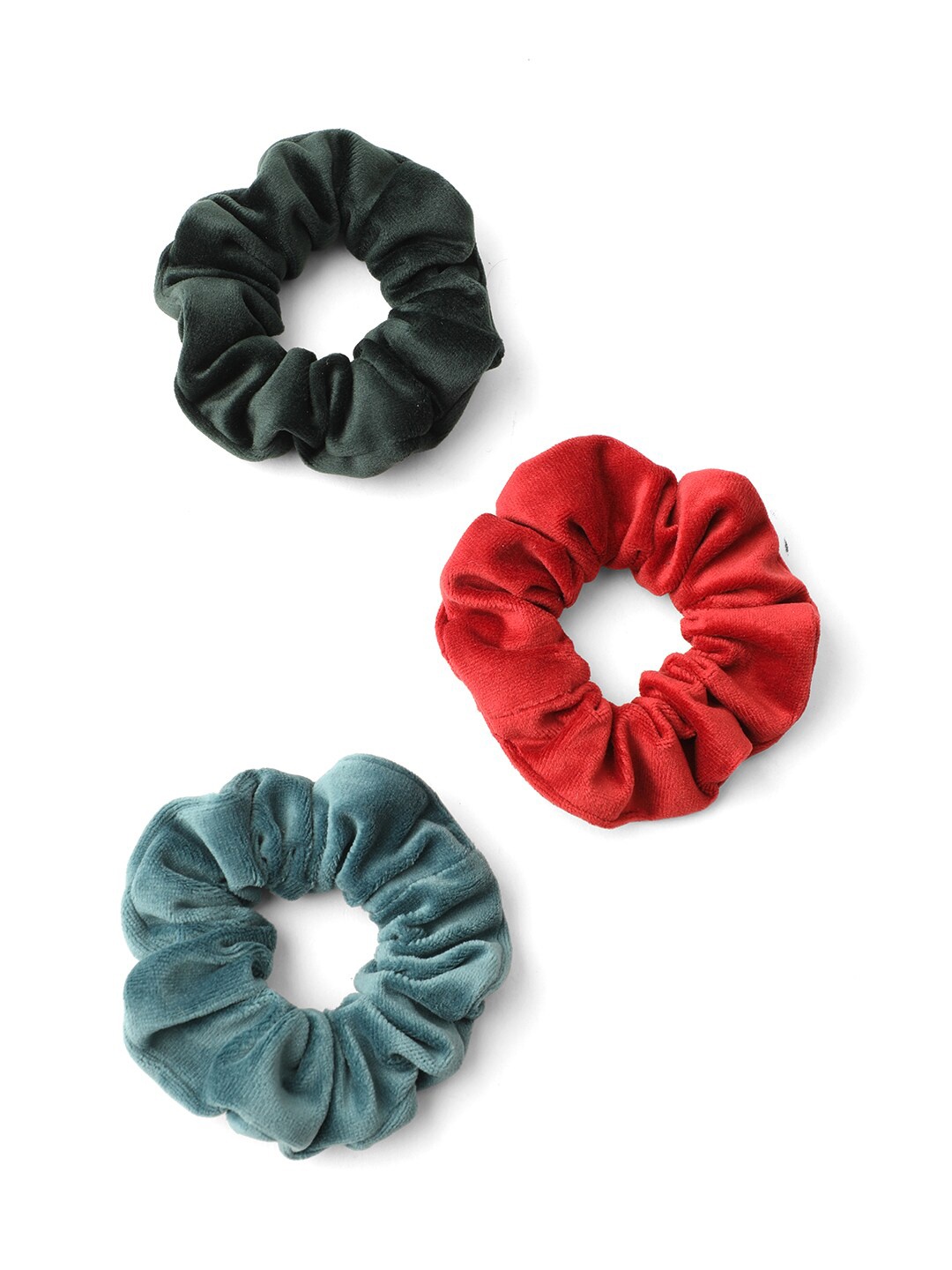 

Knotty Tail Women Set of 3 Ponytail Holders, Red