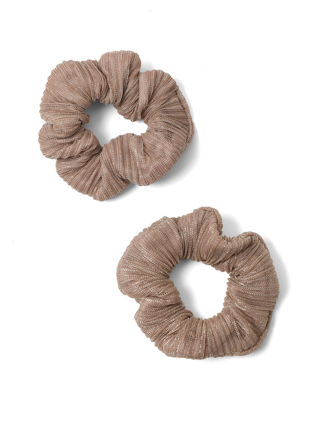 

Knotty Tail Women Beige Set of 2 Ponytail Holders