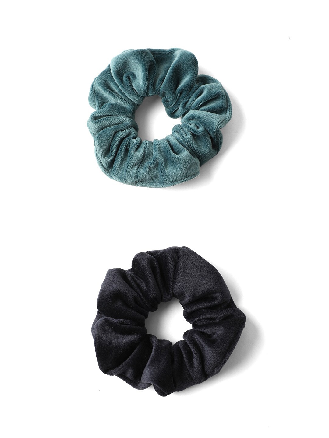 

Knotty Tail Women Grey Black Set Of 2 Scrunchies