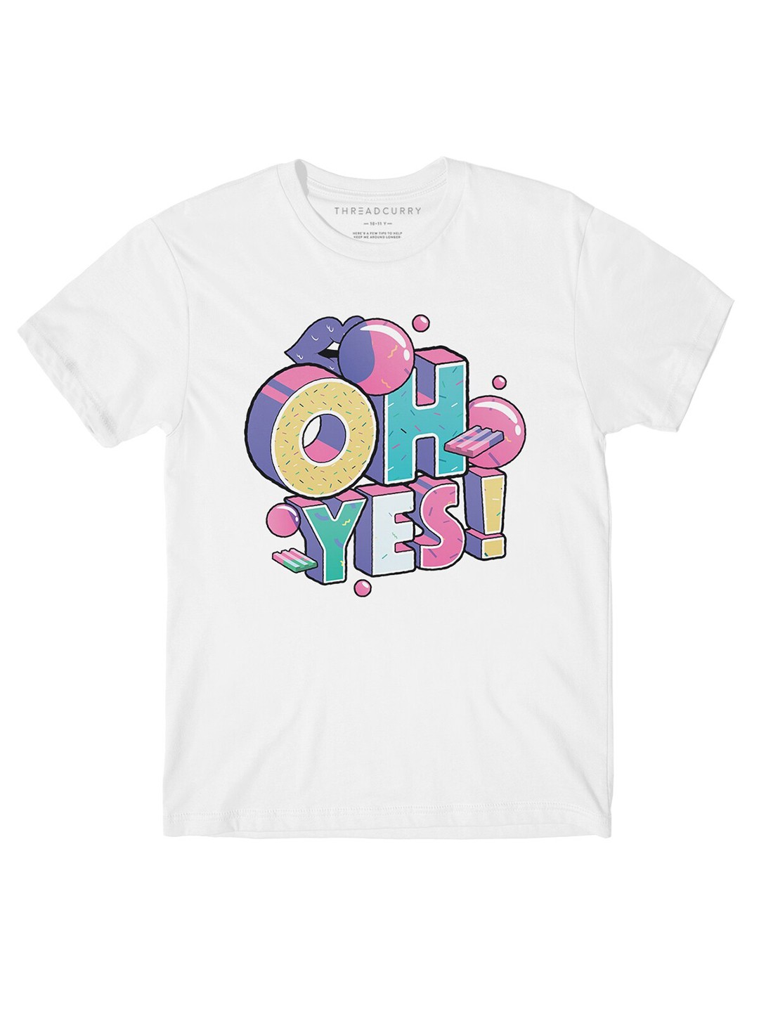 

THREADCURRY Boys White Printed Outdoor T-shirt