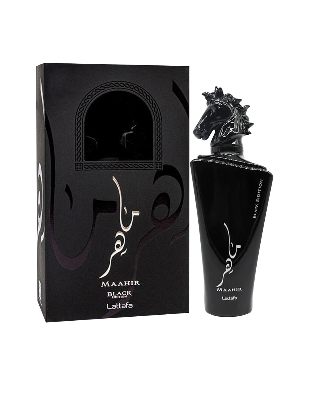 

Lattafa Maahir (Black) Eau De Perfum 100 ml, Transparent