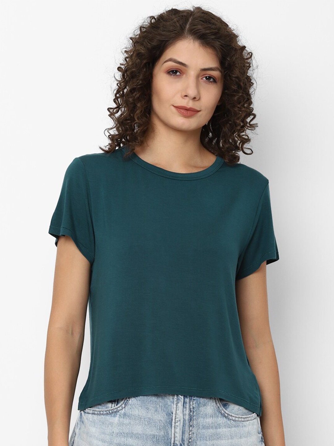 

AMERICAN EAGLE OUTFITTERS Women Green T-shirt