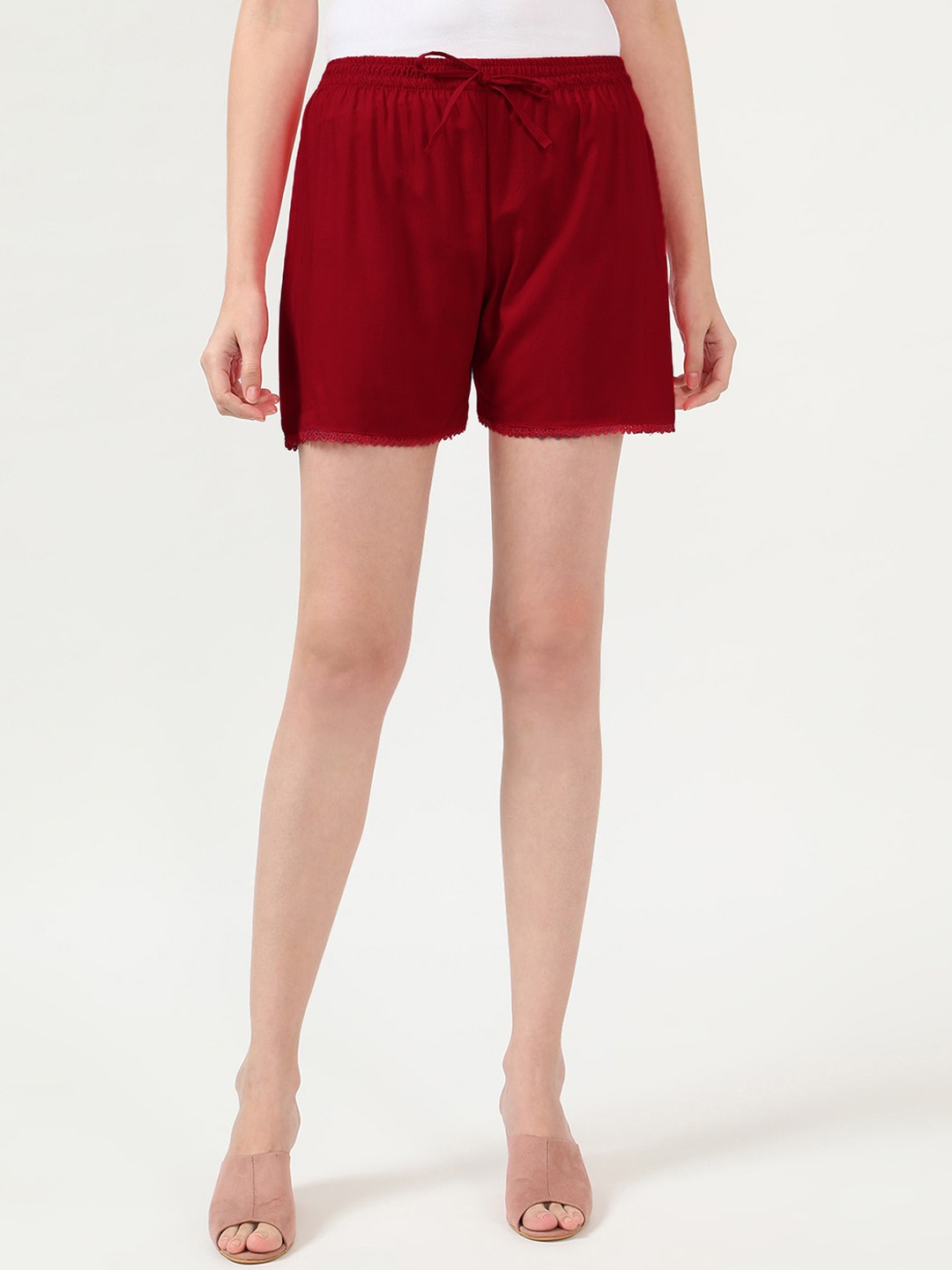 

V2 Value & Variety Women Maroon Hot Pants