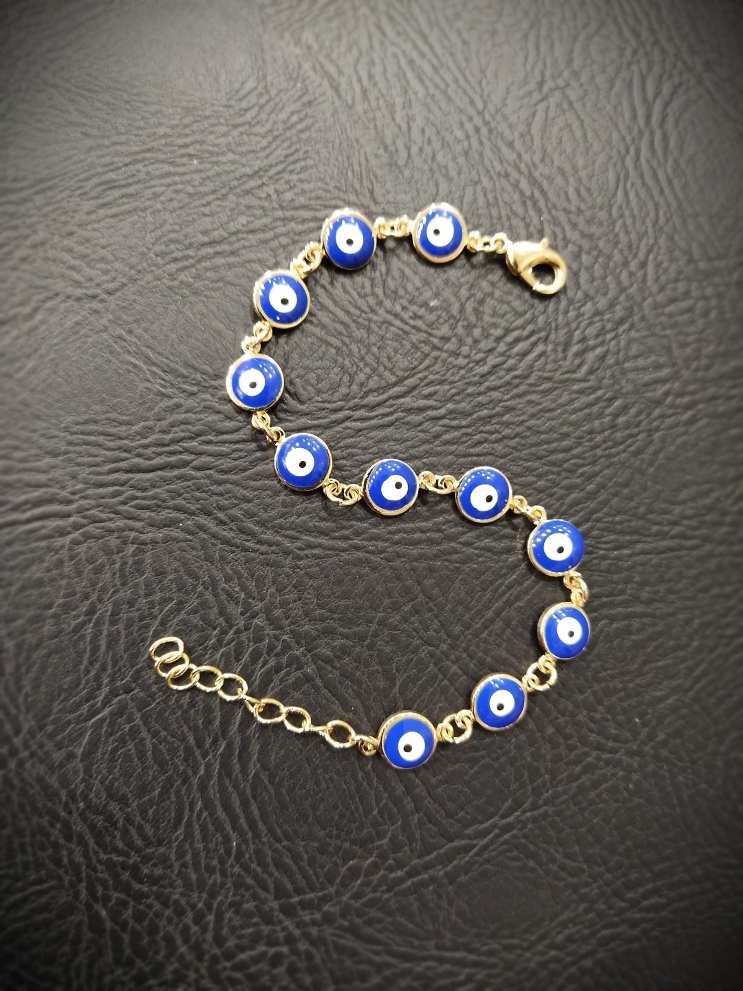 

Digital Dress Room Men Blue & White Evil Eye Bracelet Style Rakhi