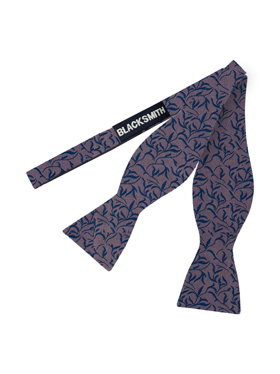 

Blacksmith Men Purple & Blue Printed Bow Tie
