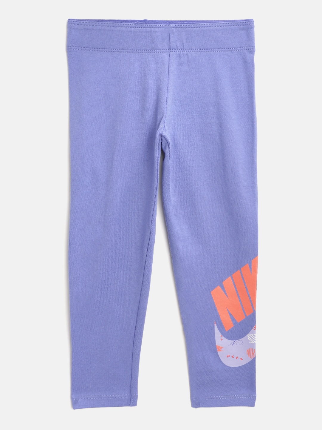 

Nike Girls Blue Brand Logo Print Icon Clash Leggings