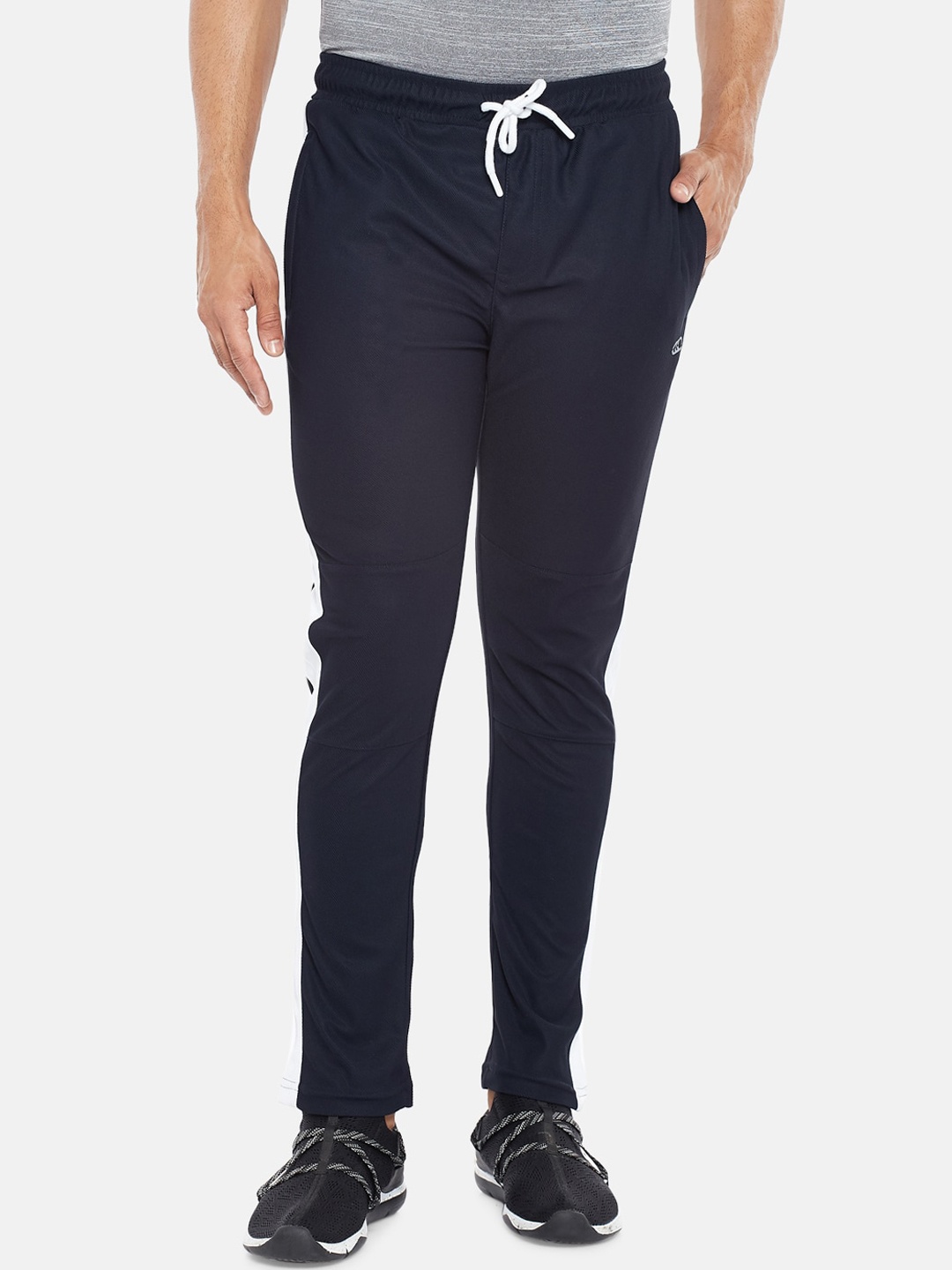 

Ajile by Pantaloons Men Navy Blue Solid Slim-Fit Track Pants