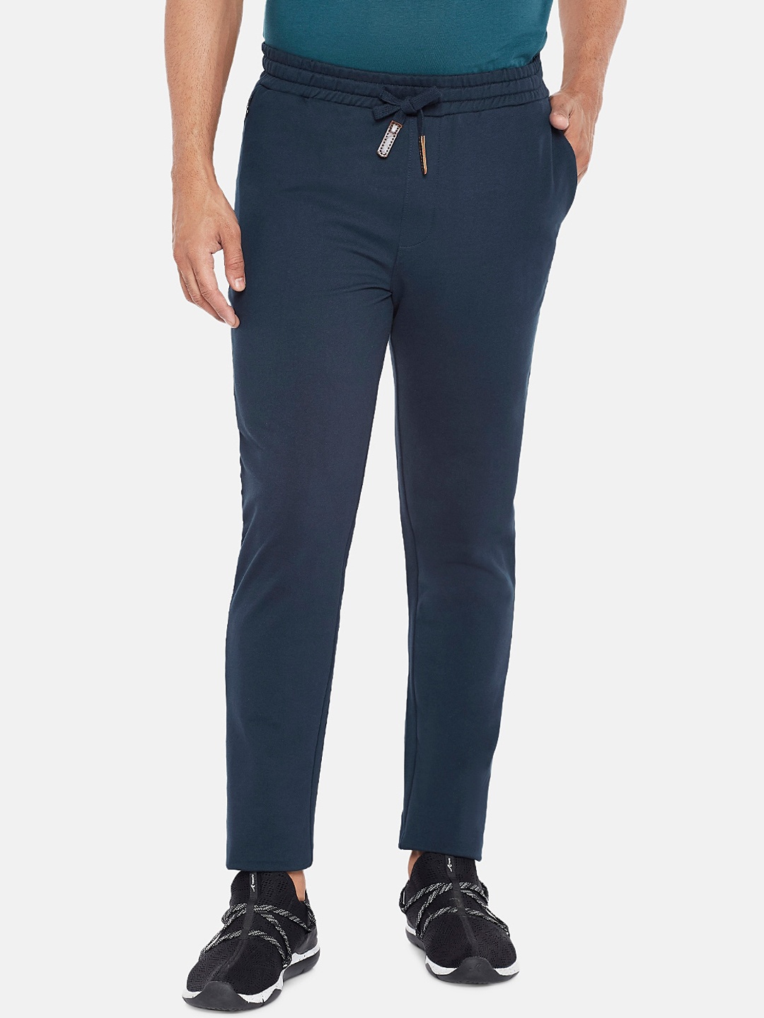 

Urban Ranger by pantaloons Men Blue Slim Fit Trousers
