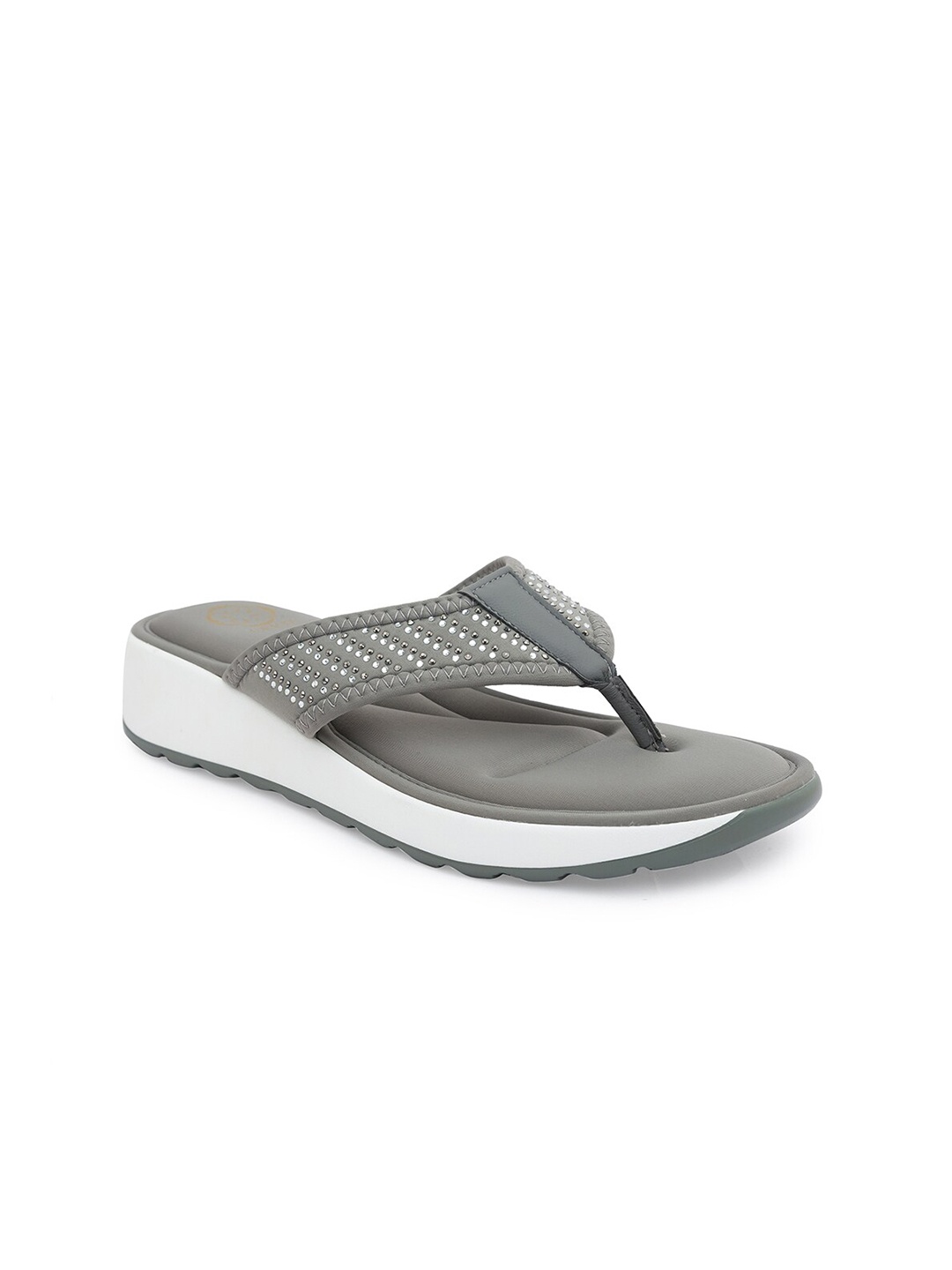

CERIZ Women Grey Comfort Flats