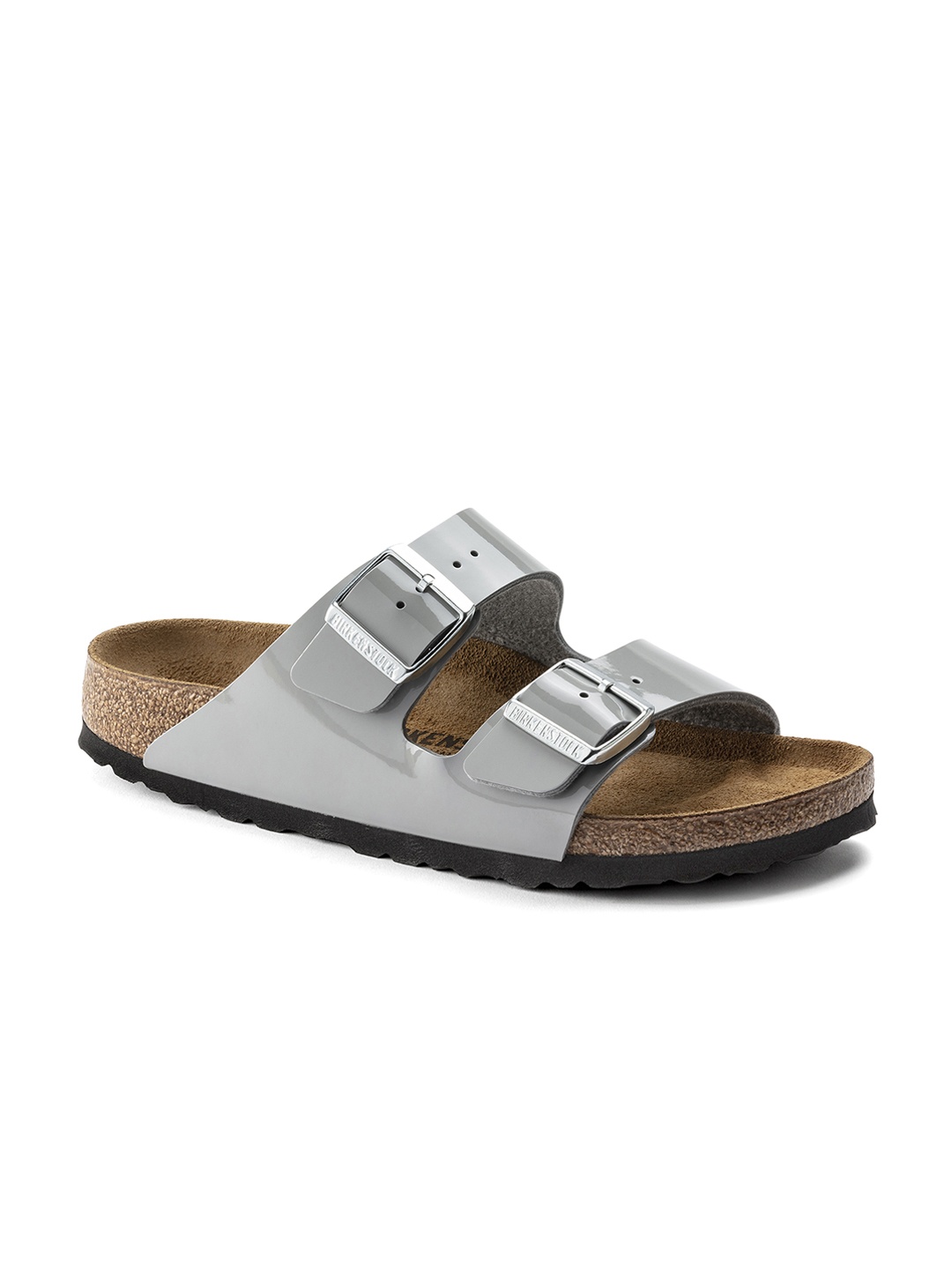 

Birkenstock Arizona Women Grey Narrow Open Tor Flats