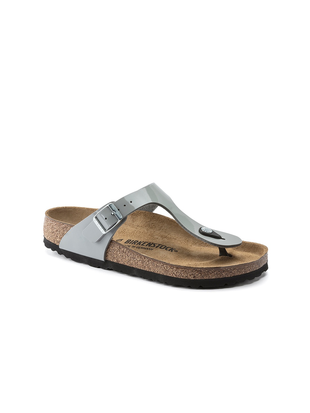 

Birkenstock Women Gizeh Grey Open Toe Regular Width Flats