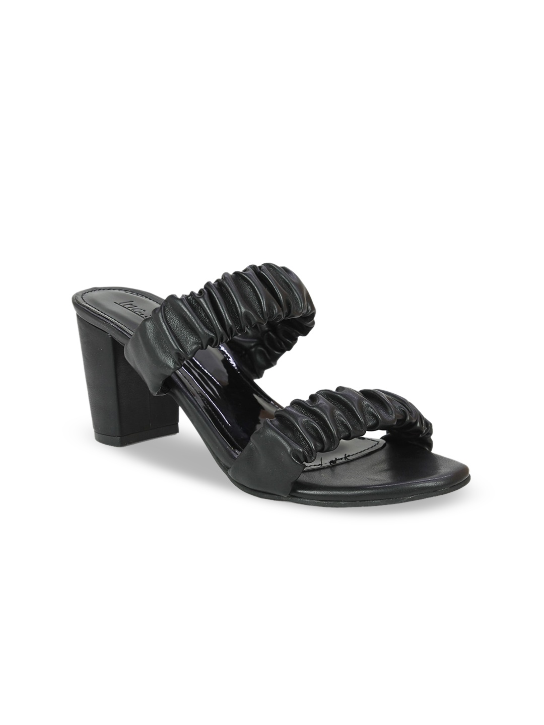 

Inc 5 Women Black Block Sandals
