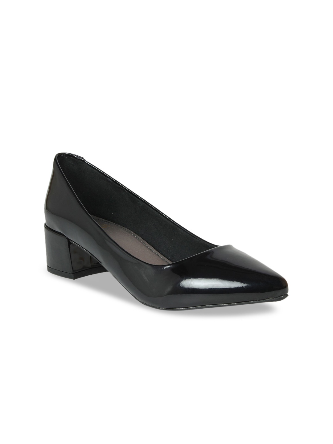 

Inc 5 Women Black Solid Block Pumps