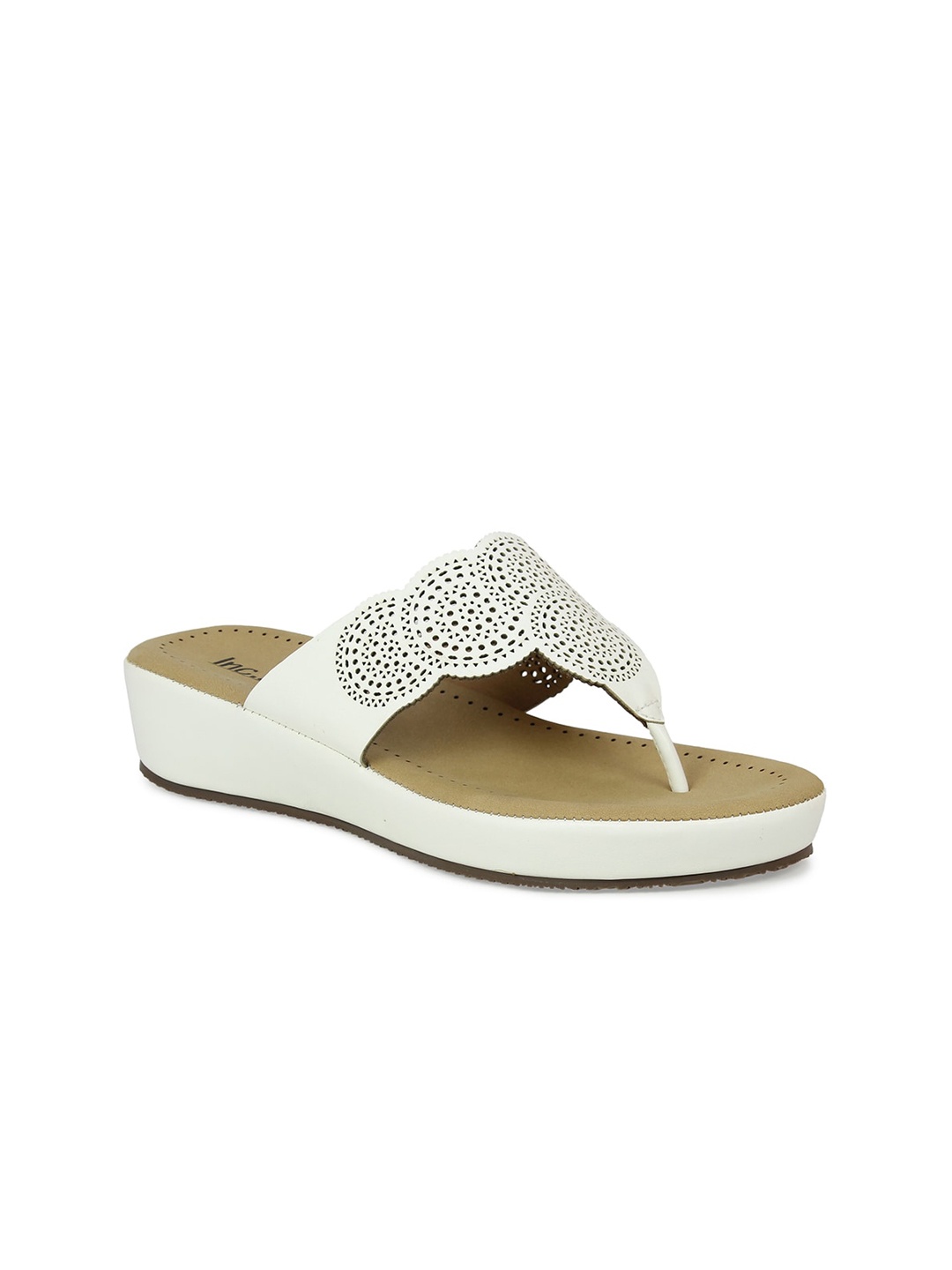 

Inc 5 White Comfort Heels