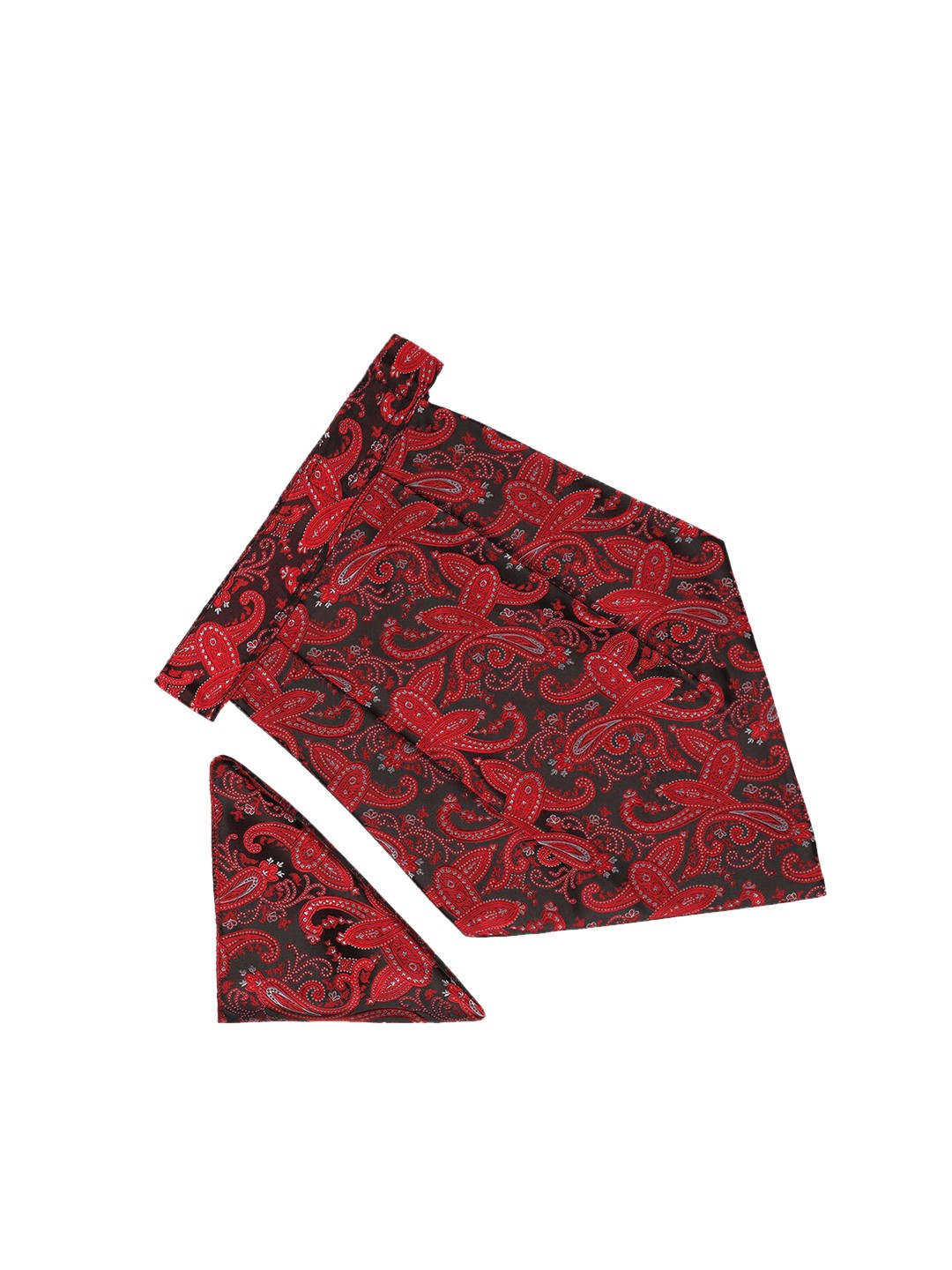 

Tossido Men Red & Black Printed Microfibre Accessory Gift Set