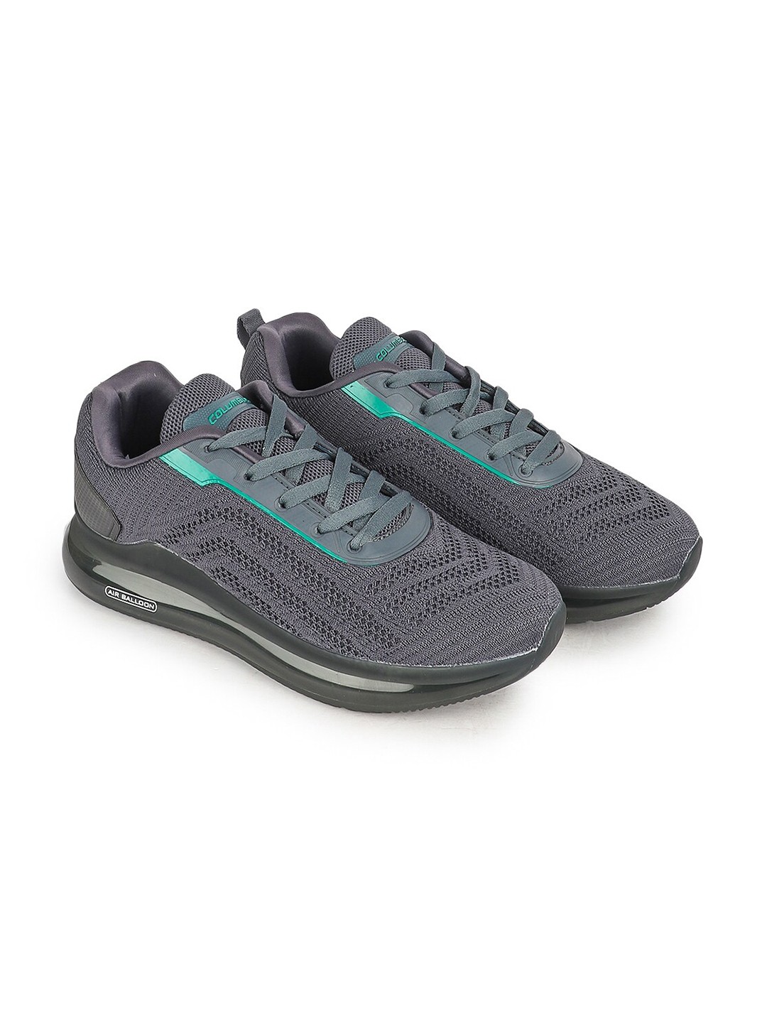 

Columbus Men Grey Mesh Running Sports Shoes