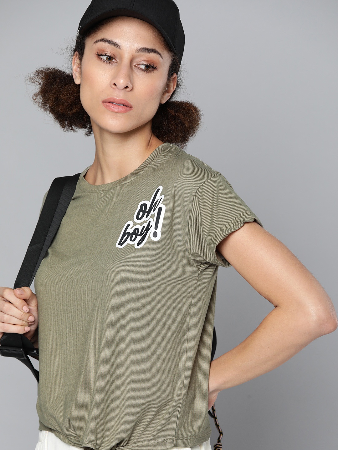

Kook N Keech Green Striped Regular Top