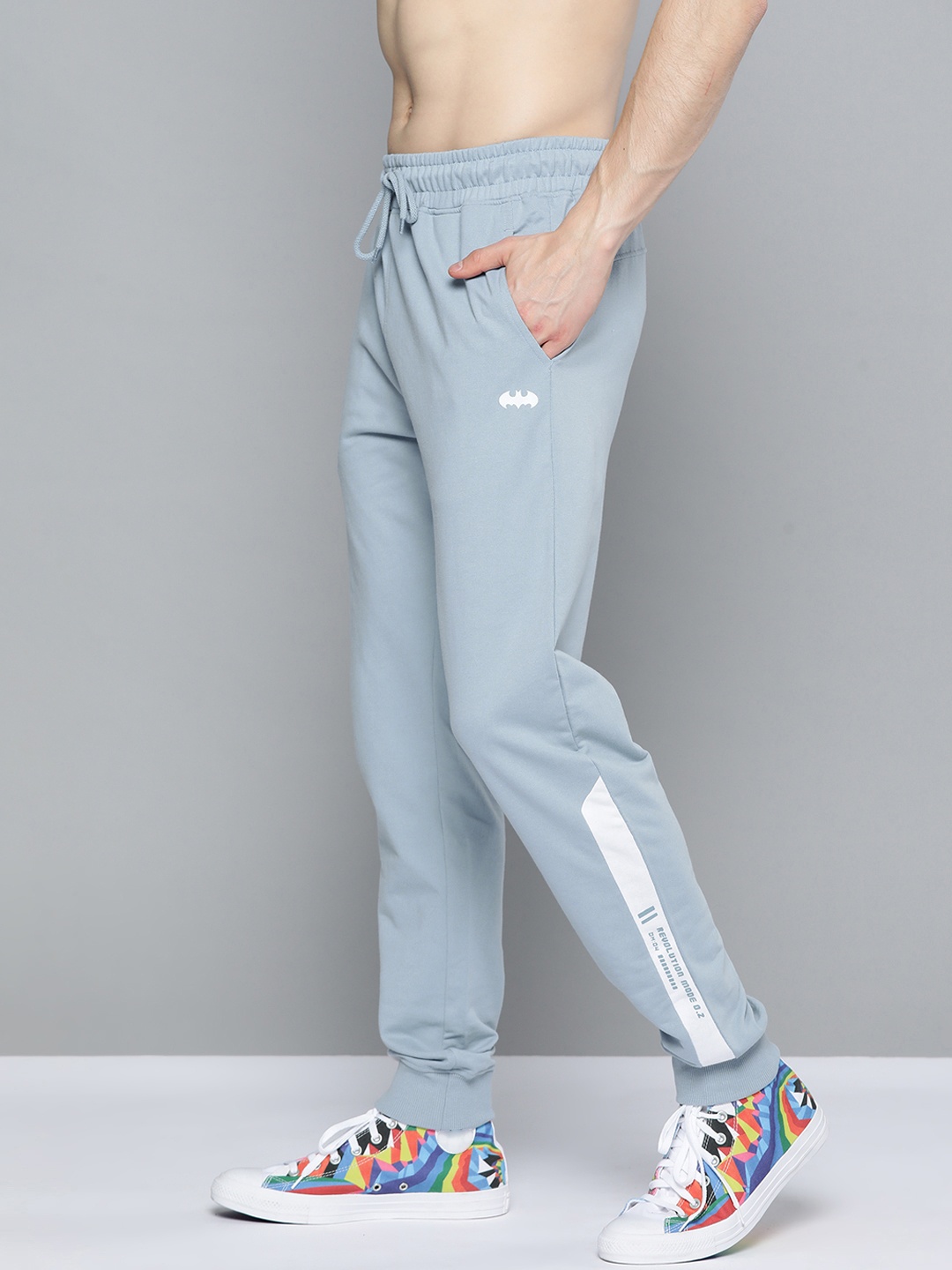 

Kook N Keech Batman Men Blue Printed Regular Fit Joggers