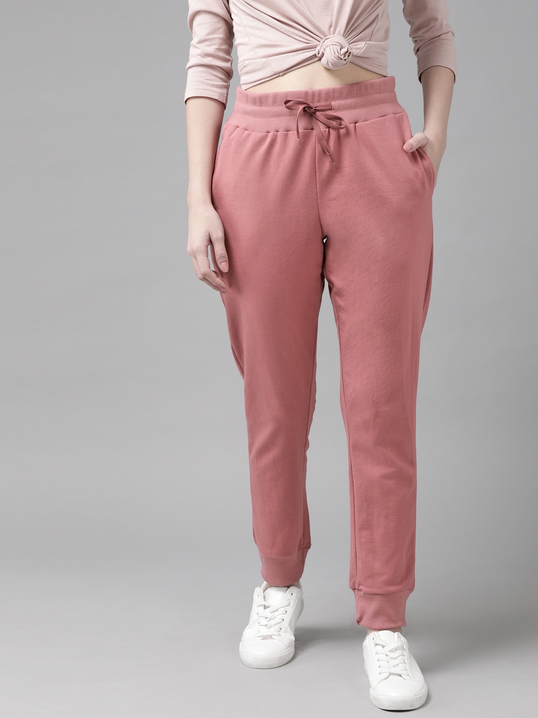 

Roadster Women Pink Solid Joggers