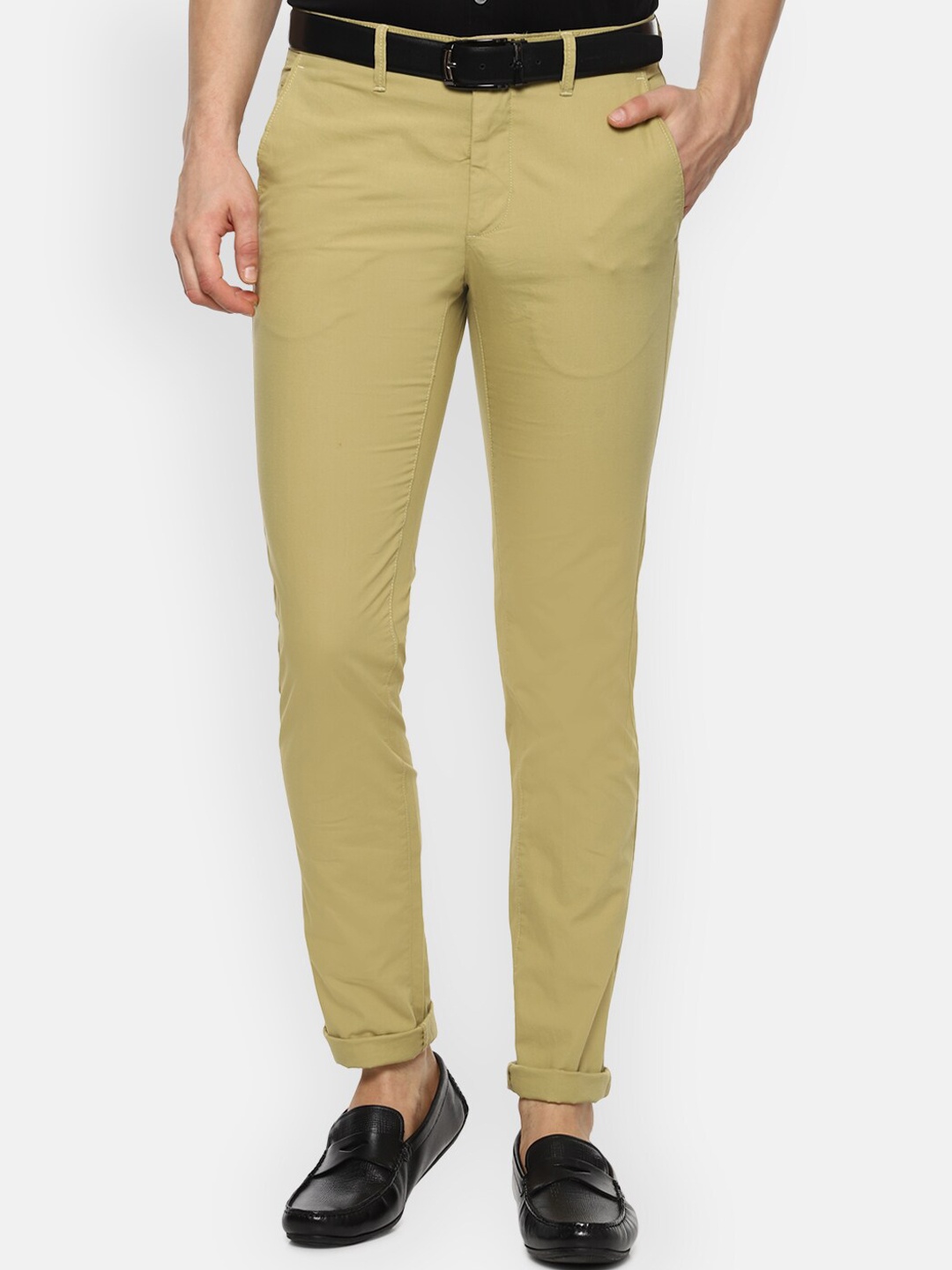 

Van Heusen Sport Men Khaki Pure Cotton Slim Fit Trousers