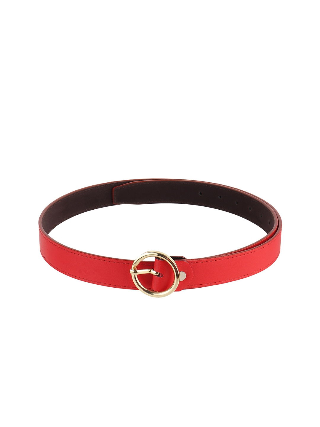 

Calvadoss Women Red Solid Synthetic Casual Belt