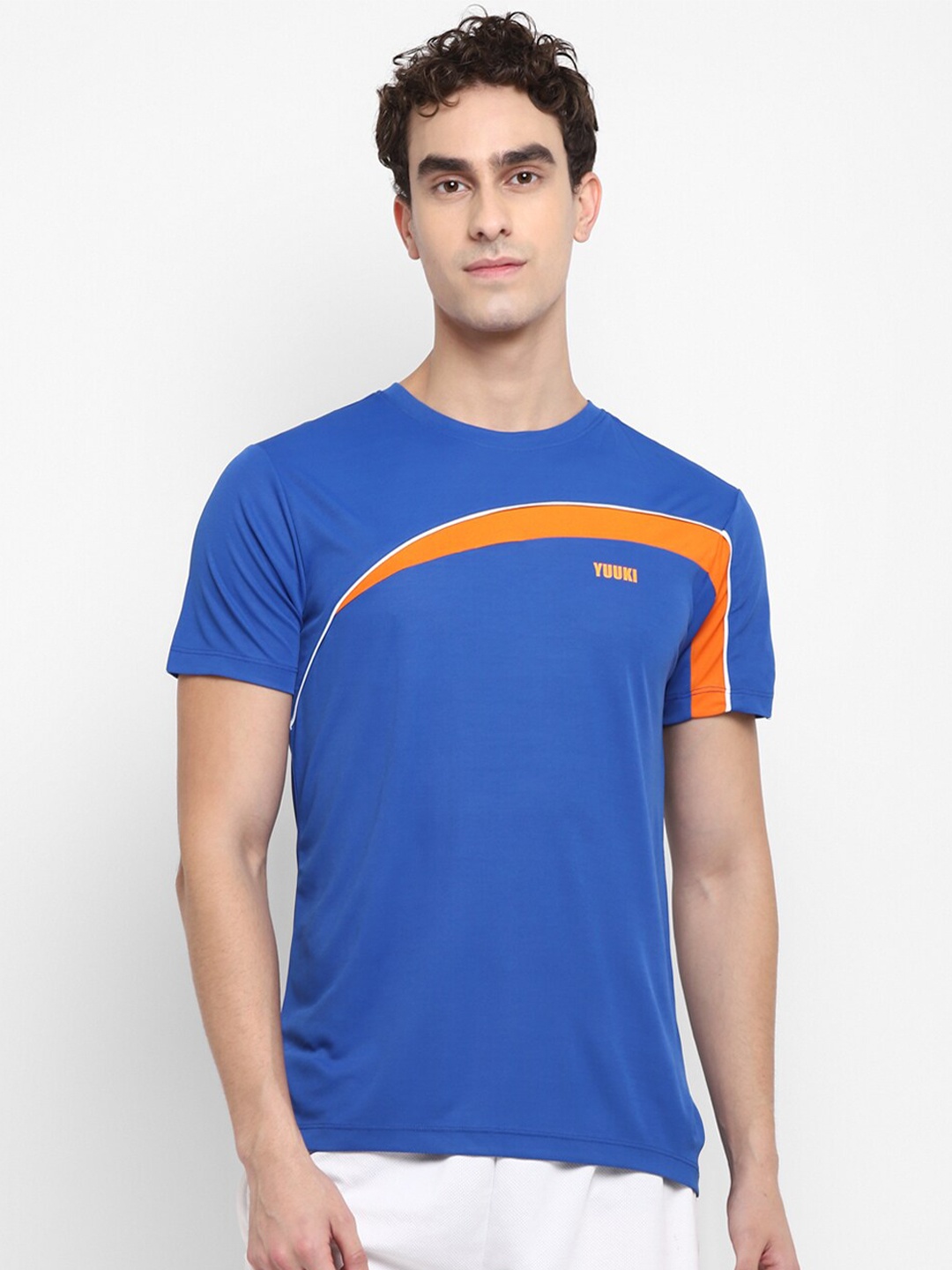 

Yuuki Men Blue Sports T-shirt