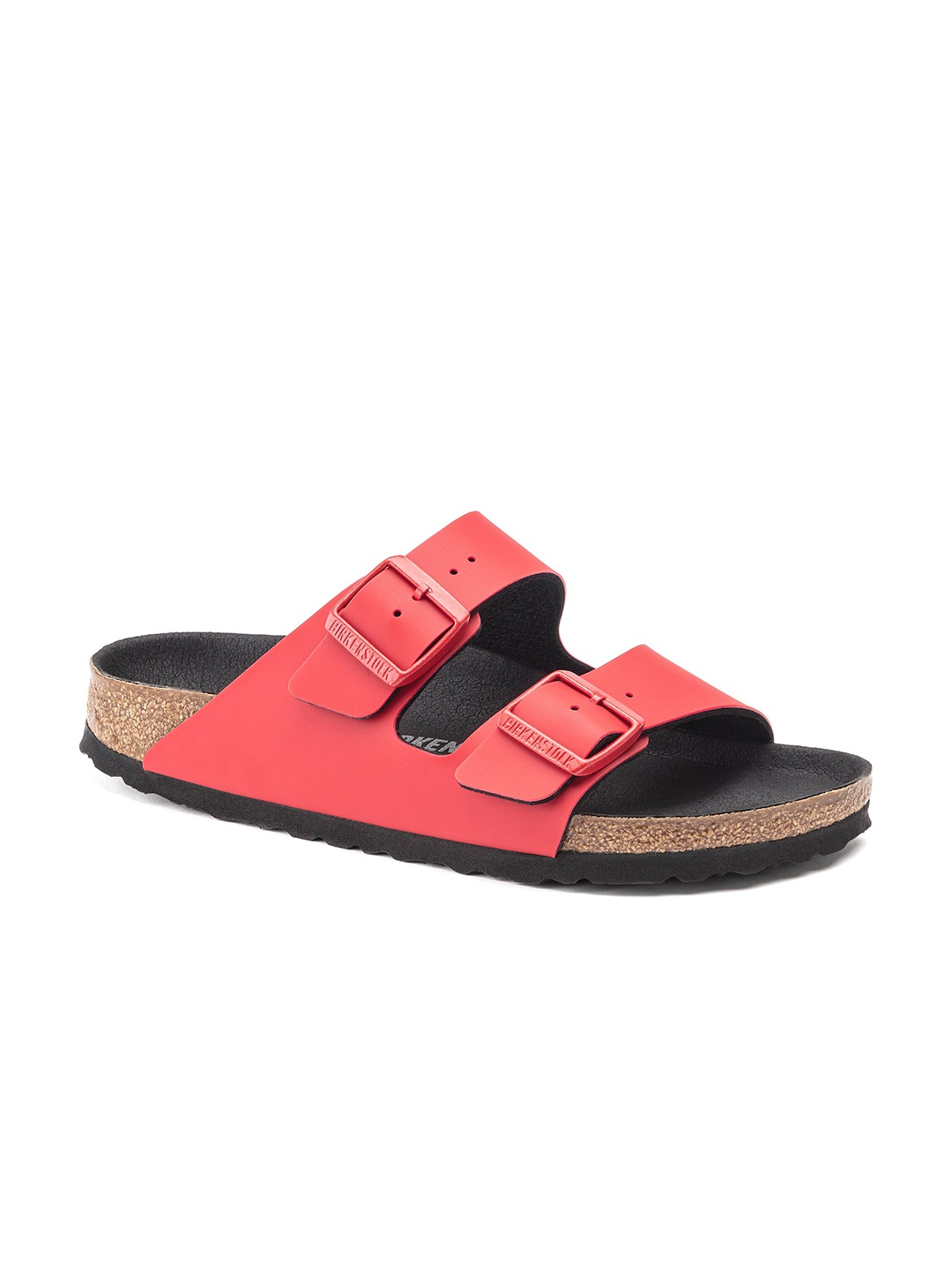 

Birkenstock Unisex Red Arizona Narrow Sliders