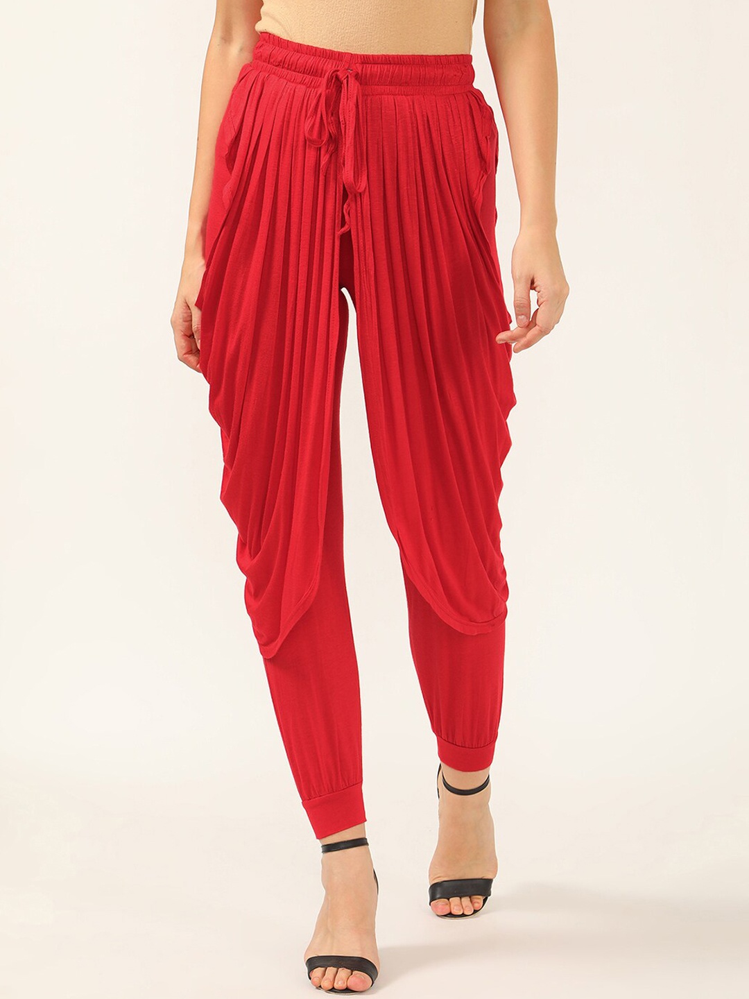 

V2 Value & Variety Women Red Solid Harem Pants