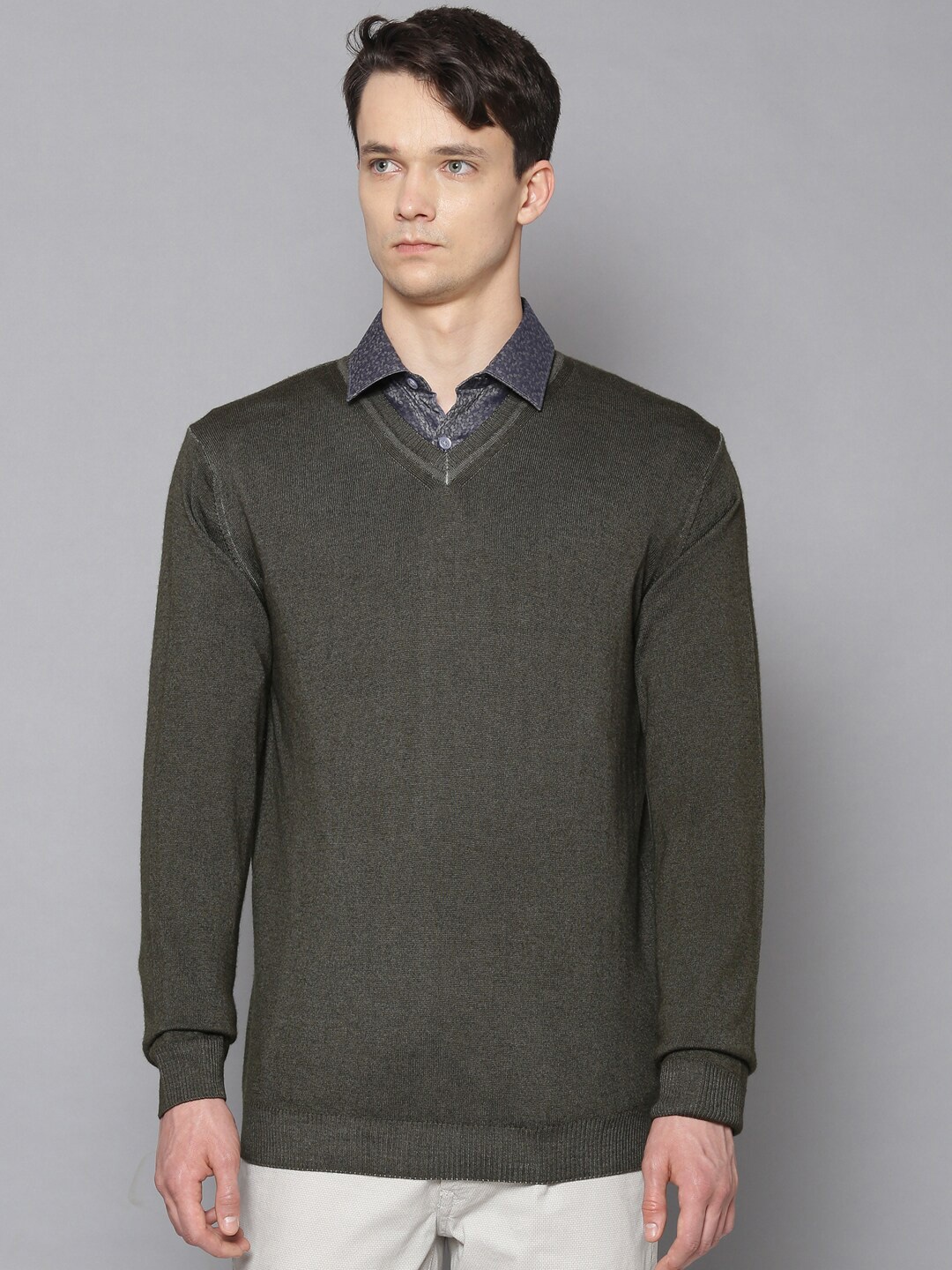 

LINDBERGH Men Charcoal Pullover