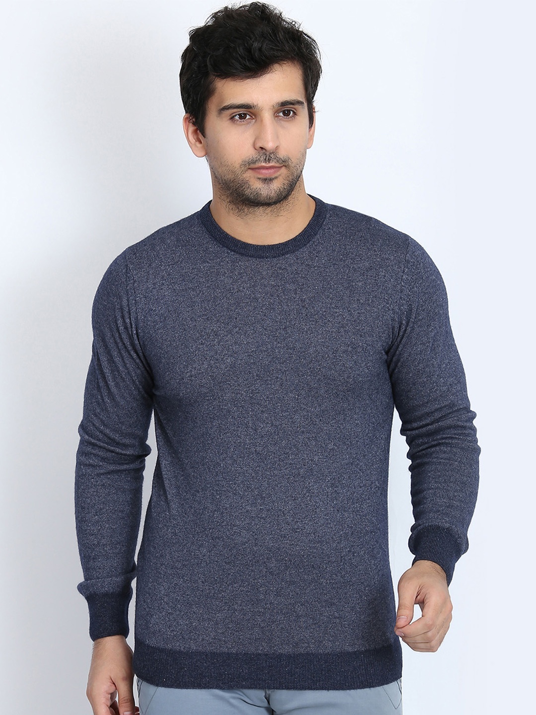 

LINDBERGH Men Navy Blue Pullover