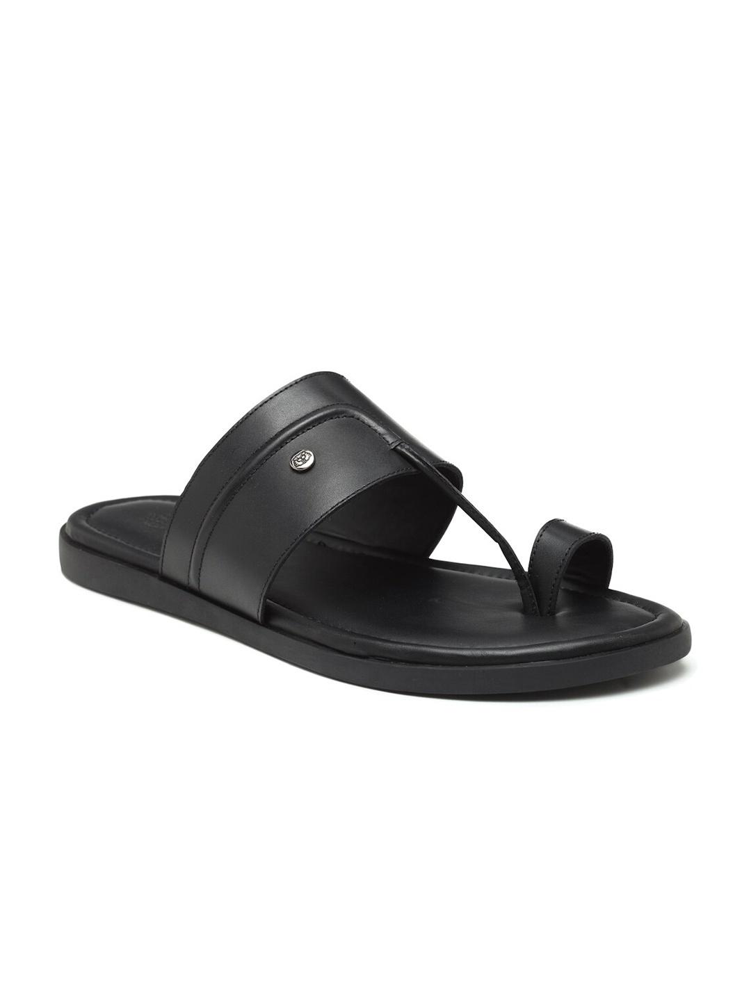 

BEAVER Men Black Solid Casual Comfort Sandals