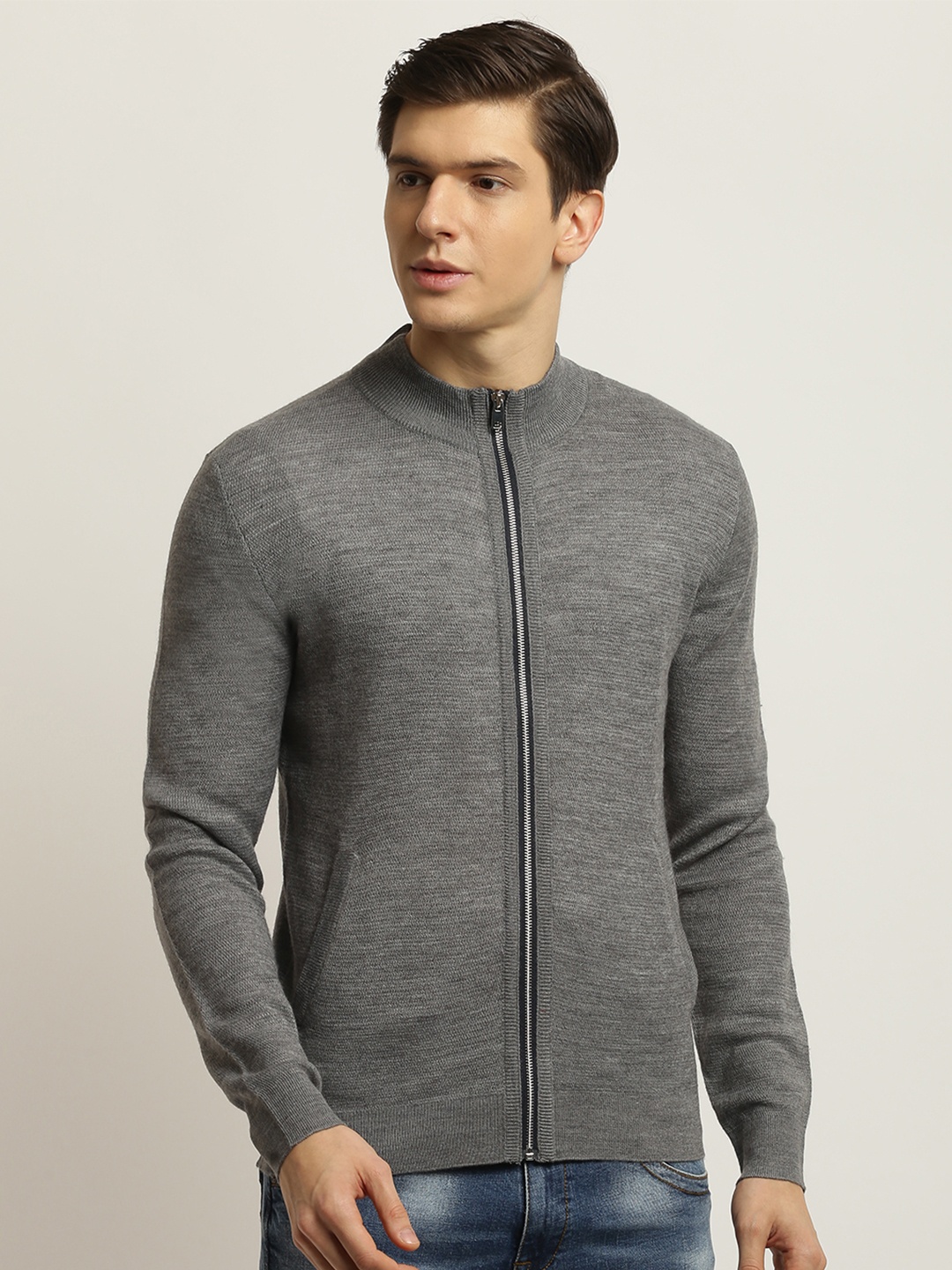 

Bruun & Stengade Men Grey Front-Open
