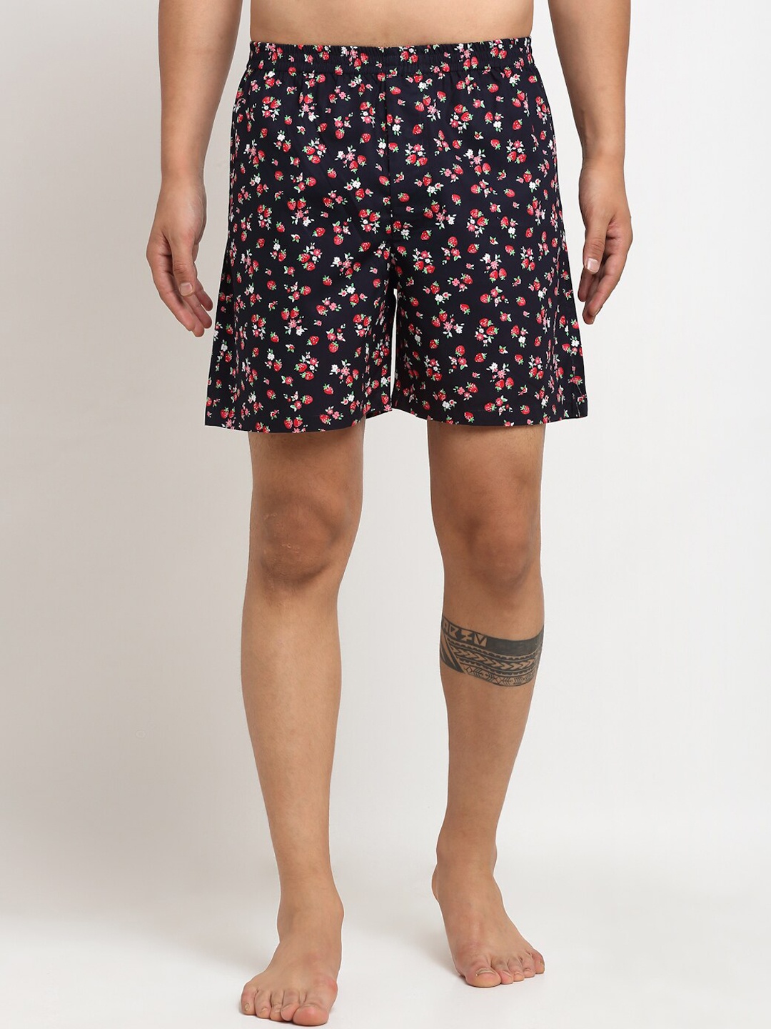 

Ennoble Men Black & Red Printed Boxers ENBBAPLEN29081